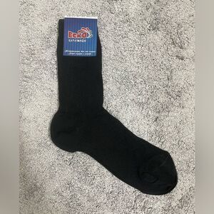 5-Pack Men’s Breathable Black Cotton Socks — Made in Karaganda, Kazakhstan